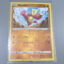 Pokémon Mienfoo #103/196 Lost Origin Reverse Holo Common Sword And Shield