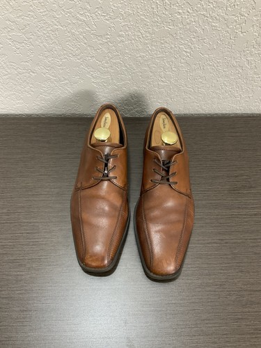 Ecco Minneapolis Oxford Brown Leather Comfort Dress Shoes 9-9.5 EU 43 - Picture 10 of 10