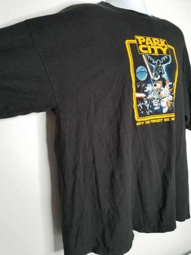 PARK CITY Utah Star Wars May the Forest Be With You Duck Co T Shirt Mens XXL - Picture 3 of 6