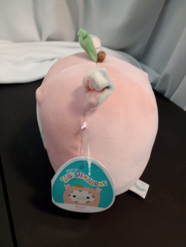 Squishmallow KellyToy “Rosie” the Pig in peach costume Pink 7.5 Inches Plush - Picture 2 of 6