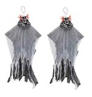 2  Halloween Scary Clown Skeleton Skull Hanging Decoration Giant 85cm Party Prop