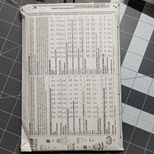 Simplicity Pattern 8159 Sz 14-22 Steampunk Corset Dress Cosplay Theater Costume - Picture 2 of 2