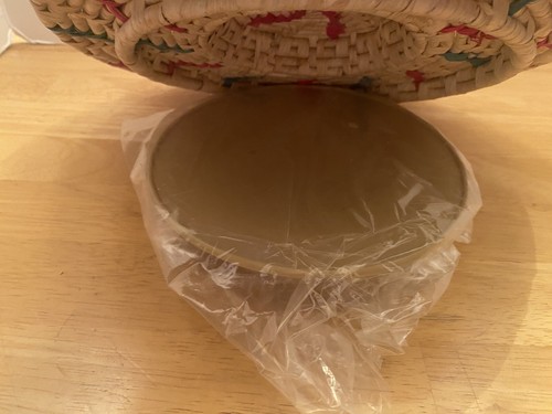 Vintage Avon Wicker Lazy Susan, NIB - Picture 4 of 4