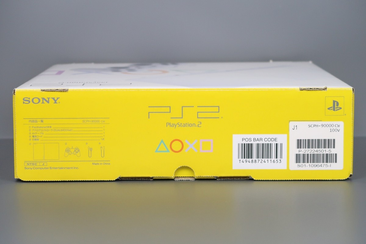 PlayStation2 - playstation2　90000 PS2 Slim Console SCPH-90000 SS Tested System Silver