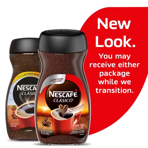 Nescafé Clasico Dark Roast Instant Coffee, 10.5 oz - Picture 2 of 8