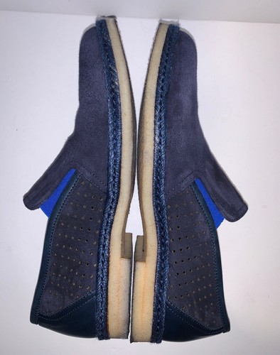 CARLO PAZOLINI Herren Couture elegante Wildleder Schuhe blau Made in Italy Größe 40 - Bild 10 von 11