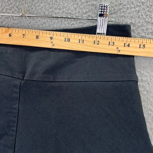 BETABRAND Skort Womens Size Small Solid Black Zipper Back A Line Basic Neutral - Picture 4 of 11