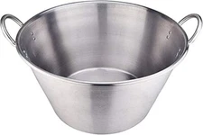 Heavy Duty Wok Cazo Grande Para Carnitas Extra Large 25 inch Stainless Steel