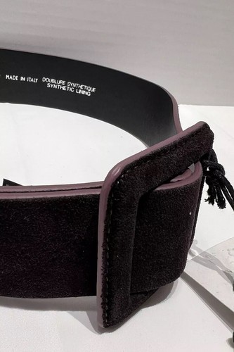 ba&sh 100% Leather Belt, Size: XS Color: Raisin G2 - Picture 2 of 10