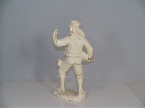 Holz Krippenfigur ELEFANTEN TREIBER geschnitzt natur (zu 20 cm Krippen Figuren) - Bild 4 von 5