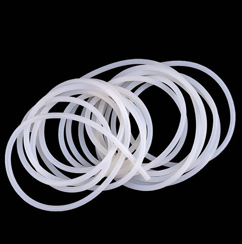 White Solid Silicone Rubber O-Ring Cord Seal Gasket 1mm to 25mm Dia Per Metre - Picture 11 of 11