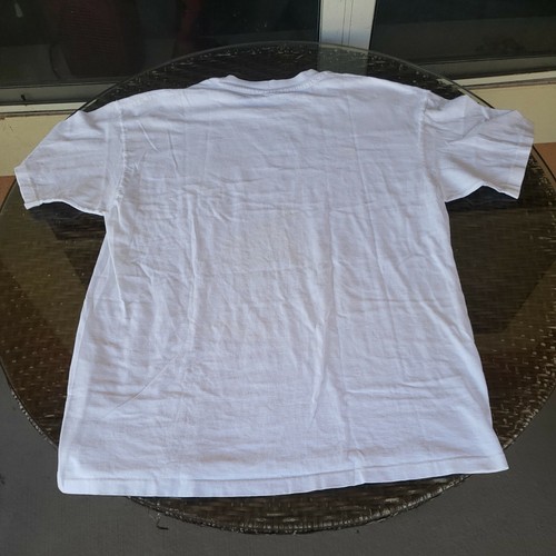 Stanley Desantis Mary Pawppins Poppins Vintage 90s TShirt Tee White XL Cat Shirt - Afbeelding 4 van 4