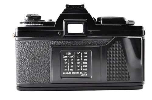 Minolta X-700 frühe schwarze analoge Spiegelreflexkamera 35 mm Gehäuse aus Japan #376 - Bild 10 von 13