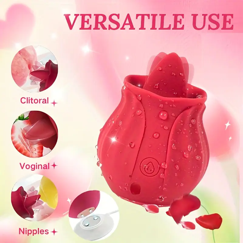 Mujer-Regalo-Rosa-Chupador-Masajeador-USB-Carga-Impermeable-por Happy Meeting - Imagen 16 de 25