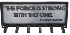 Star Wars Race Medal Holder Hanger Display Rack Force Is Strong With This One