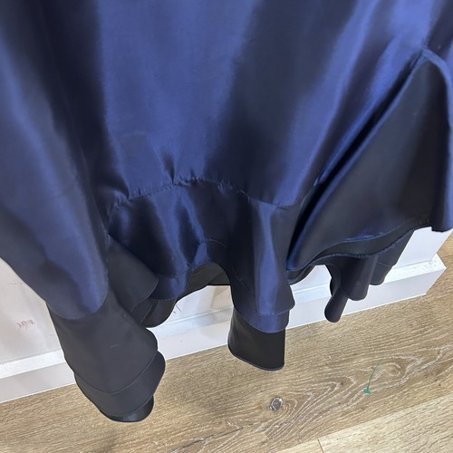 Alvina Valenta Strapless Bow Bridesmaid Dress Formal Navy Blue Size 18 - Picture 5 of 11