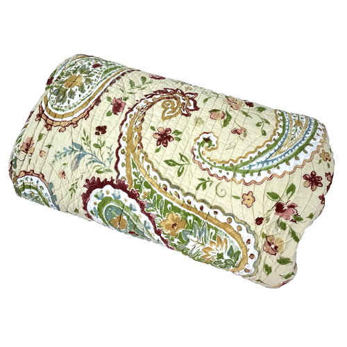 C&F Home Kylie Queen Comforter Standard Sham Set Reversible Paisley Quilted - Picture 4 of 9