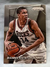 2014 Panini Prizm Giannis Antetokounmpo Card #73 2nd Year Milwaukee Bucks!!!