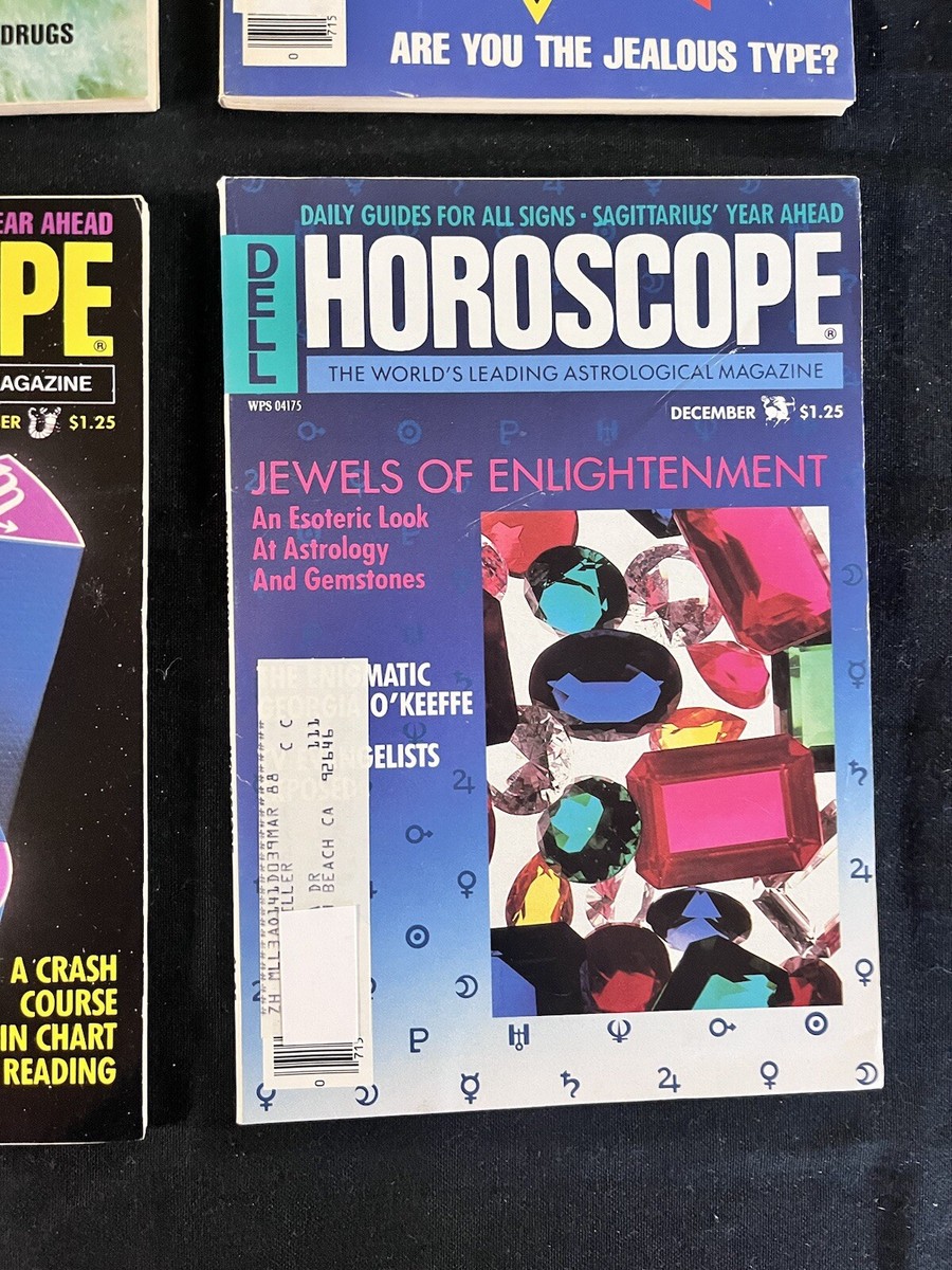 趣味 Dell Horoscope, Penny Publications, 1995 1987 Dell Horoscope Astrology Magazines (12) Zodiac COMPLETE