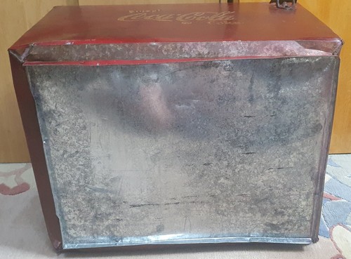 50er Jahre Vintage Coca Cola Kühlbox Kühlschrank mit Öffner Werbung Reklame - Bild 10 von 15