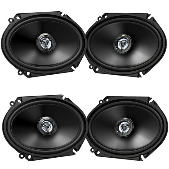 2 пары JVC CS-DR6821 180 Вт RMS 6x8 2-полосные коаксиальные автомобильные колонки 37190₽