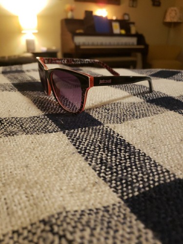 Just Cavalli JC492S 05B Black & Pink Cheetah Plastic Sunglasses Frame 57-16-140 - Picture 7 of 12