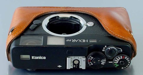LUIGI PREMIUM CASE FOR KONICA RF WITH LEICA M MOUNT,JAPANESE M7, STRAP+DHL INCL - Picture 2 of 2