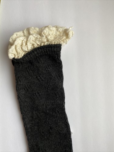 NWOT Nordstrom Women’s Black Knee High Boot Socks 1 Pair 6-10.5 - Bild 3 von 4