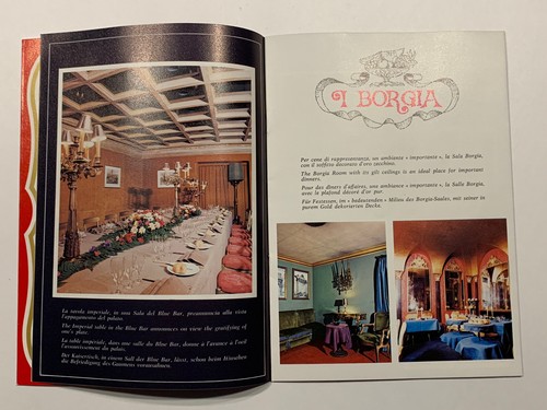 Vintage Brochure: 1970s Hostaria dell'Orso Roma - Restaurant - Picture 6 of 11
