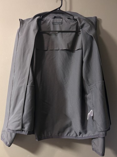 Theory Lightweight Men's Small Gray Johan Neoteric Full Zip Minimal Jacket - Picture 8 of 9