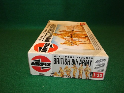 AIRFIX BTITISH 8th ARMY 1:32 MULTIPOSE FIGURES SERIES 4 MADE IN FRANCE 1988 - Picture 5 of 7