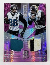 Synced Swatches No. 12 Jaguars Allen Hurns Allen Robinson 07/10 Spectra Panini