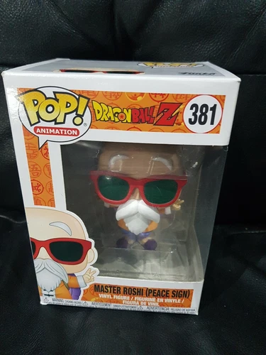 Funko - POP DRAGONBALL Z  MASTER ROSHI(PEACE SIGN) -  #381 Vinyl NEW