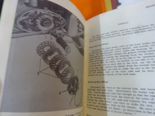 HARLEY-DAVIDSON Motor Co. 99463-48 SINGLE CYLINDER SMALL RIDER'S HANDBOOK W/SUPP - Picture 8 of 18