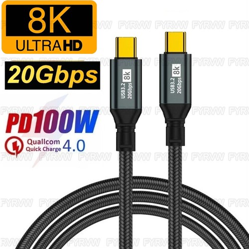 USB3.2 Gen2 USB C 10Gbps Cable 100W Fast Charging Thunderbolt 10Gbps 4K Cable - 第 9/14 張圖片