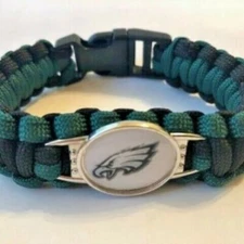Philadelphia Eagles NFL Paracord Bracelet NEW