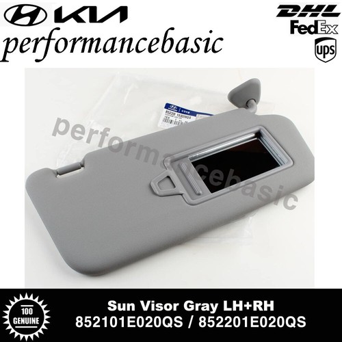 852101E020QS 852201E020QS Sun Visor Gray LH+RH 2p for HYUNDAI ACCENT 2006-2010 - Picture 3 of 6