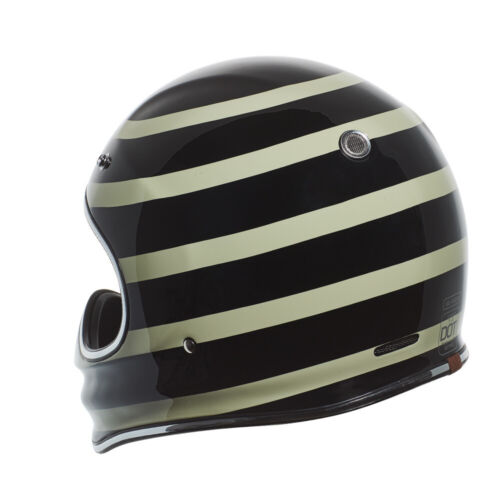 Motorcycle Bike Helmet Torc T3 Gloss Black Jail Break Retro MX Full Face XL - Foto 3 di 5