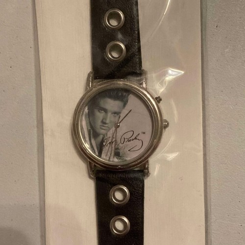 Elvis Presley musical tribute watch "Love Me Tender" Avon 2001 wristwatch