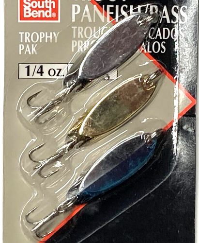 Cuchara South Bend Kast-A-Way 1/4 oz paquete de trofeos 3 unidades trucha panfish lubina KA-PK3 - Imagen 4 de 20