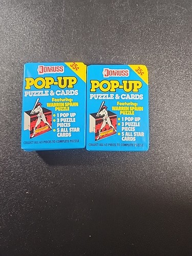 1988 Donruss Pop-ups 10 Unopened Packs - Picture 1 of 2