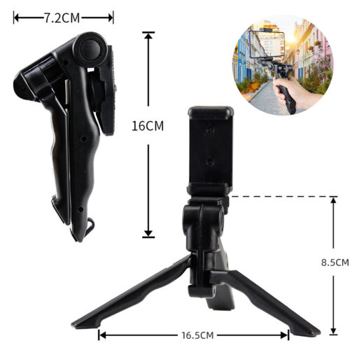Mini Folding Phone Tripod Selfie Stick for iPhone 1/4" Camera Mount Stand - Picture 2 of 12