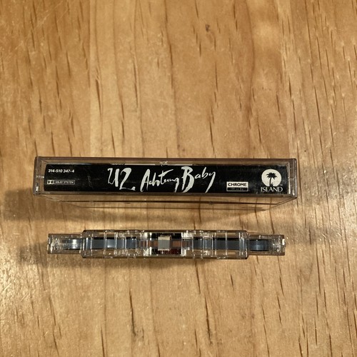 U2 - Achtung Baby CASSETTE TAPE 1st US issue bono edge david bowie inxs rem - Picture 3 of 5