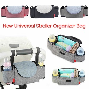 Baby Stroller Storage Bag Organizer Pram Buggy Pushchair Cup Diaper Hanging Bag