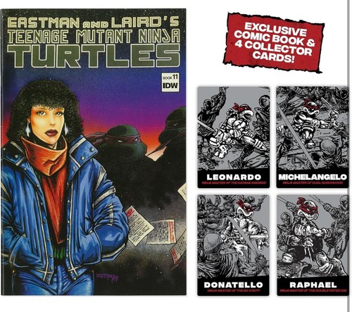 TMNT Teenage Mutant Ninja Turtles Black & White Comic Book Figuren X4 Comic Book - Bild 4 von 10