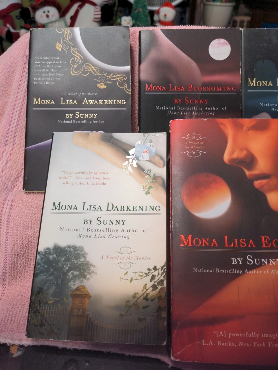 Complete Set Series Lot 5 Monere Children of the Moon books by Sunny Mona  Lisa