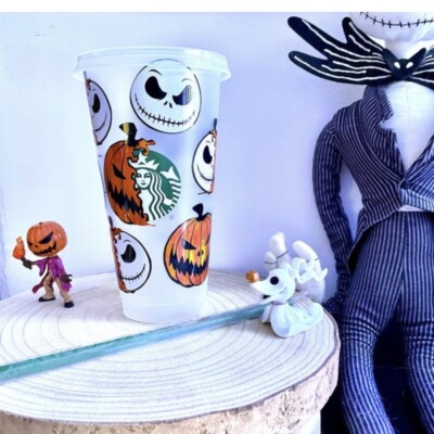 jack skellington/nightmare Before Christmas/ Tim Burton Starbucks Tasse