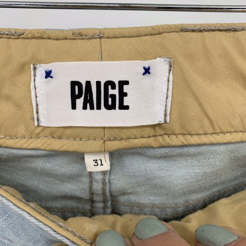 Paige Jem Boot Light Wash Flare Jeans - Bild 4 von 7