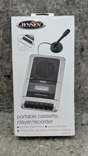 🔥NEW🔥 Jensen MCR-100 Cassette Player/Recorder w/Mic & Wire Adapter