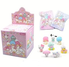 12 PCS Sanrio Character Mystery Erasers Blind Bag Stationary Party Kawaii